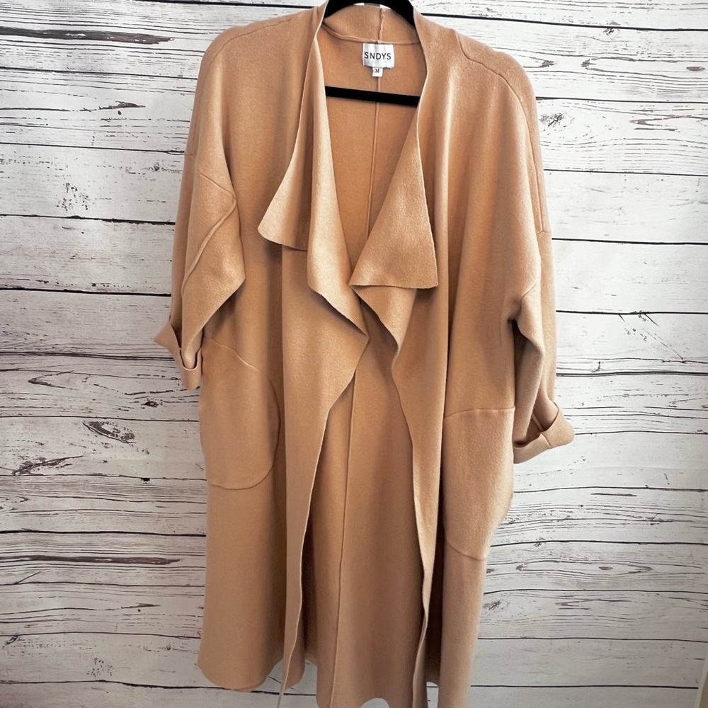 SNDYS Tia Knit Cardi in Camel Medium - Picture 4 of 7